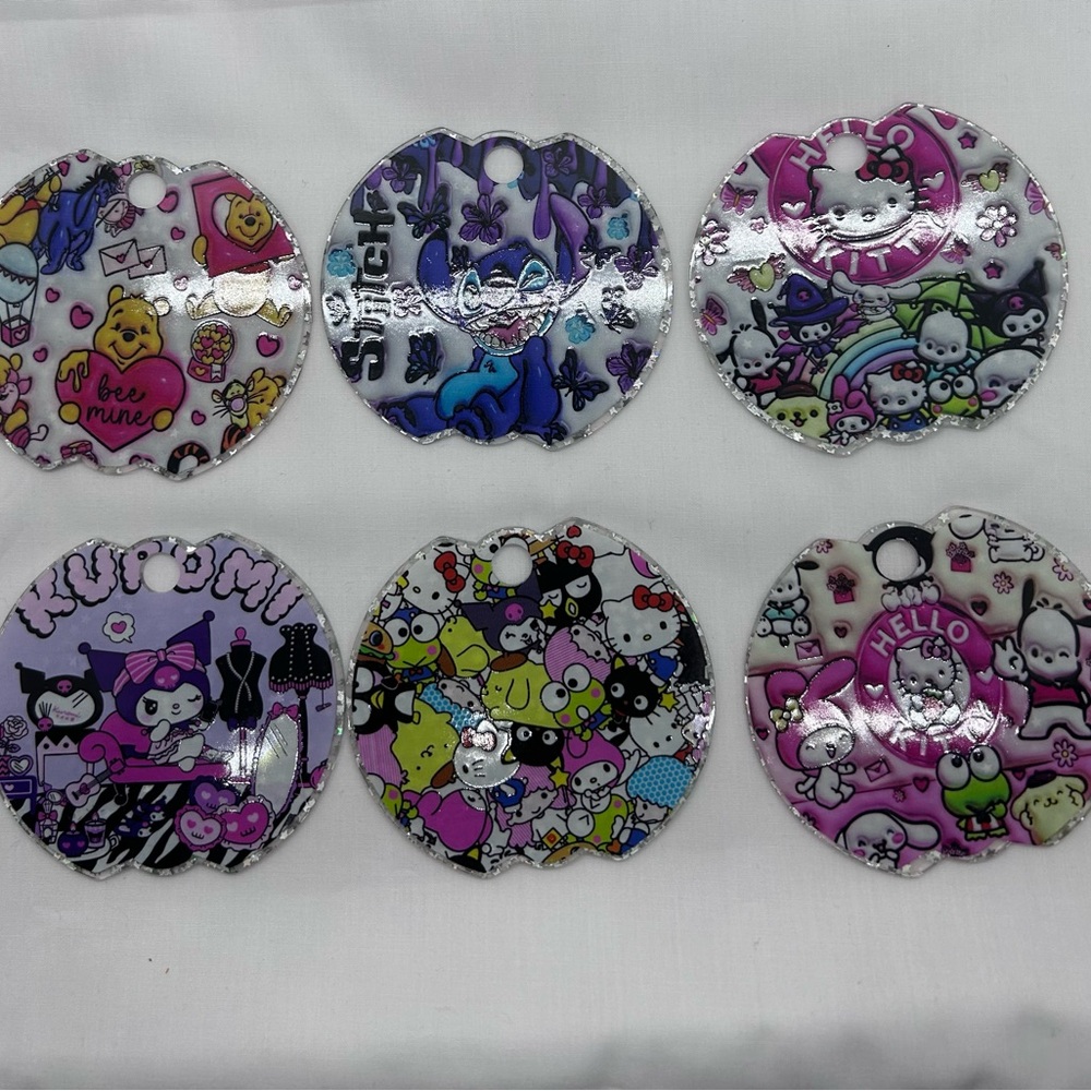 Cute Acrylic Cup Coasters or Covers for your favorite Cup